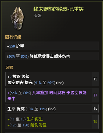 头盔 - 终末野熊的挽歌